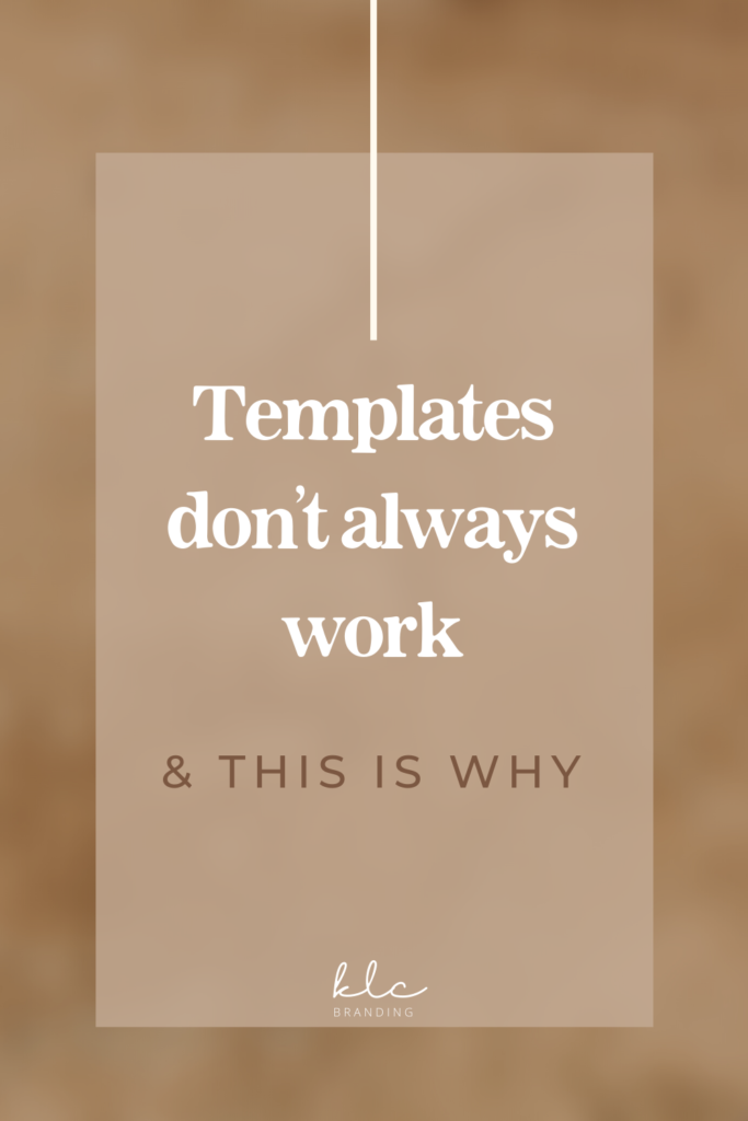 Templates don't always work and this is why, how to create branded content for socials